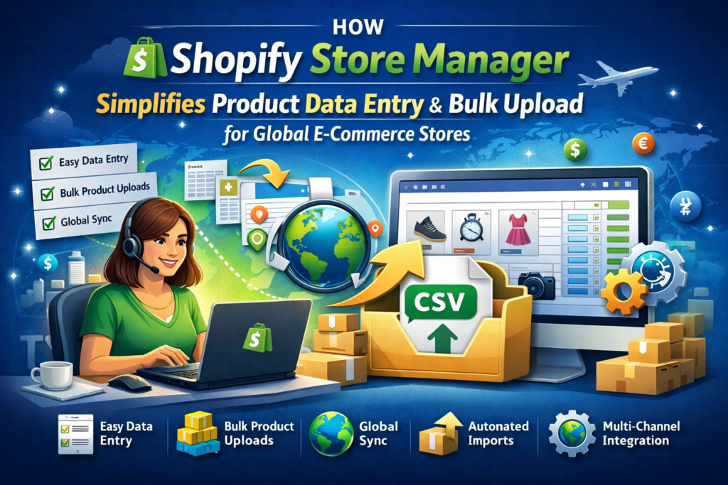 Shopify Product Data Entry and Bulk Upload Services