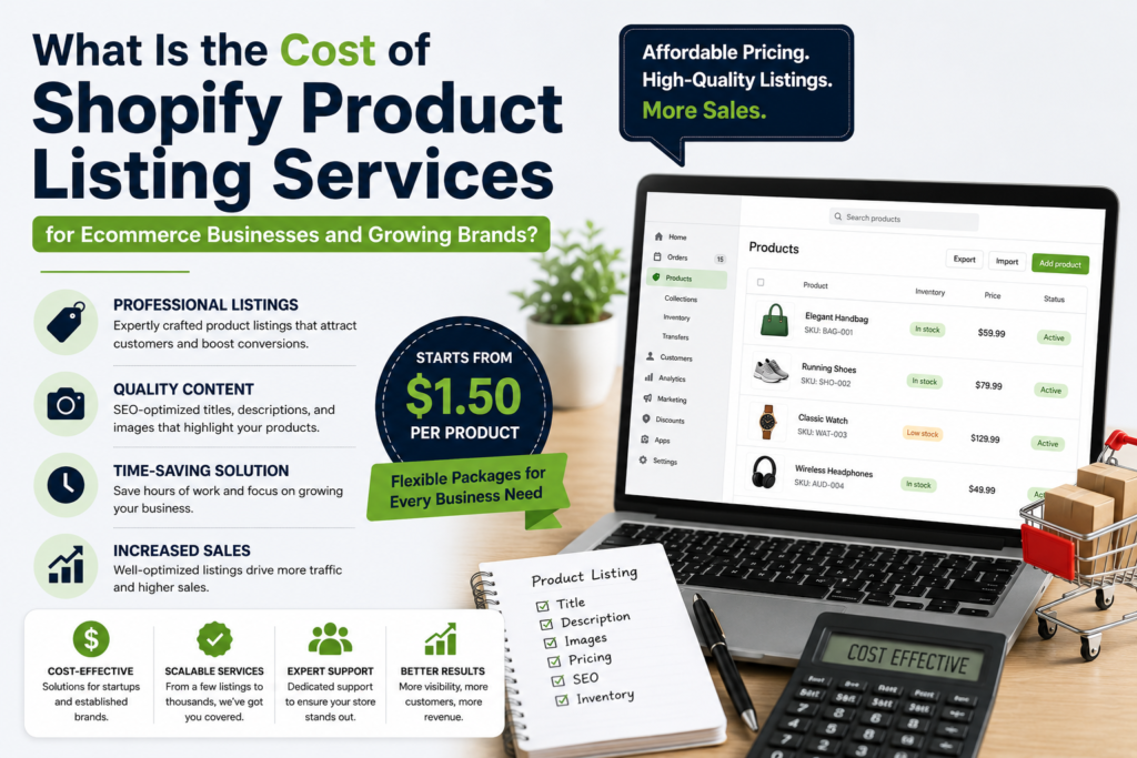 Shopify Product Listing Services